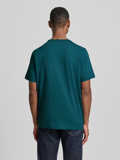 Tom Tailor T-shirt o kroju regular fit z czystej bawełny Petrol 5