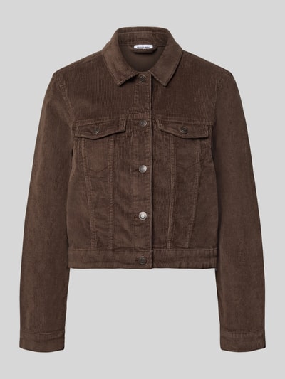 NOISY MAY® Jacke aus Cord mit Brusttaschen Modell 'DEBRA' Schoko 1