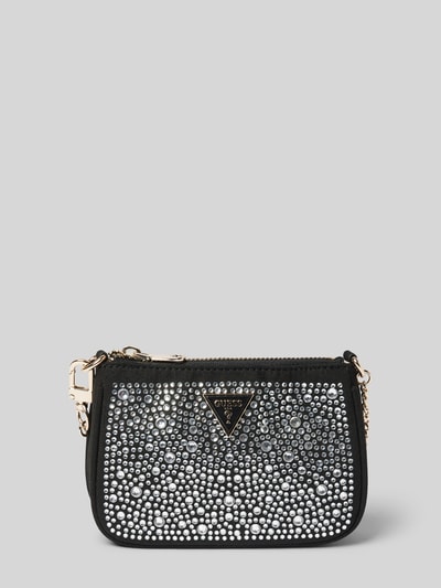 Guess Handtas met siersteentjes, model 'DAILY POUCH' Zwart - 2