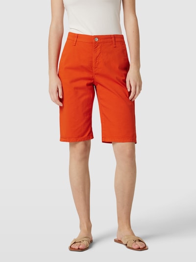 MAC Chino-Shorts mit Allover-Print Orange 4