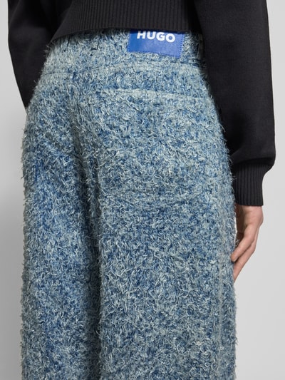 Hugo Blue Loose Fit Baggy Jeans aus Viskose-Mix Modell 'MASON' Hellblau 3