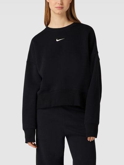 Nike Sweatshirt mit Logo-Stitching Black 4