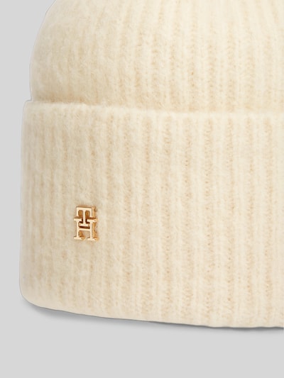 Tommy Hilfiger Beanie aus Woll-Mix mit Alpakawolle Offwhite 2