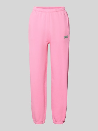 American Vintage Loose Fit Sweatpants mit Seitentaschen Modell 'ZUBIRD' Rosa 2