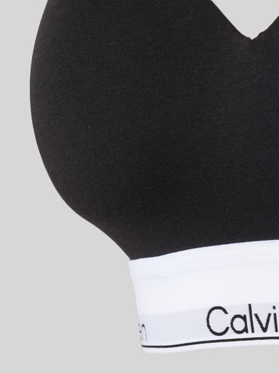 Calvin Klein Underwear Bralette mit wattierten Cups Modell 'Lift' Black 2