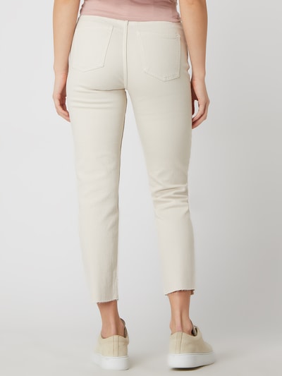 Only Cropped Jeans mit Stretch-Anteil Modell 'Emily' Beige 5