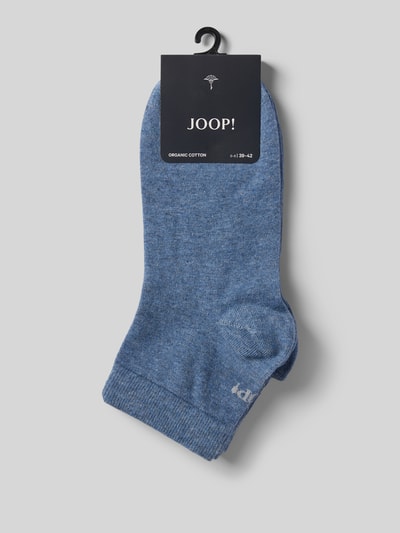 JOOP! Collection Sneakersocken mit Label-Print Jeansblau Melange 3