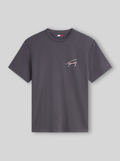 Tommy Jeans Relaxed Fit T-Shirt aus reiner Baumwolle Black 2