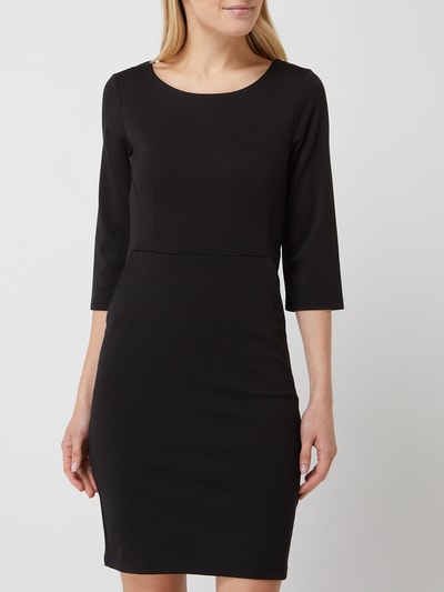 ICHI Sukienka z rękawami o dł. 3/4 model ‘Kate’ Czarny 4
