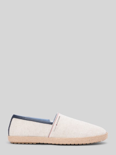 Tommy Hilfiger Espadrilles aus reiner Baumwolle mit Label-Schriftzug Weiss 1