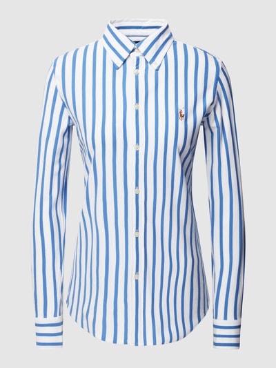 Polo Ralph Lauren Hemdbluse mit Streifenmuster Blau 2
