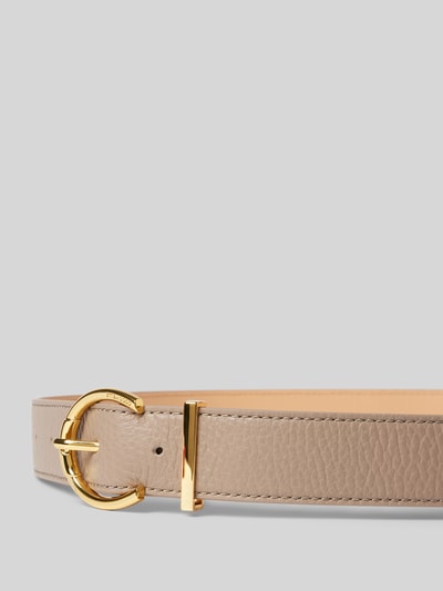 Coccinelle Riem met doornsluiting, model 'BETH' Taupe - 2