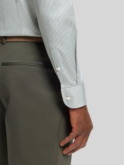 BOSS Slim Fit Businesshemd aus Baumwoll-Mix Modell 'HANK-SP' Gruen 6