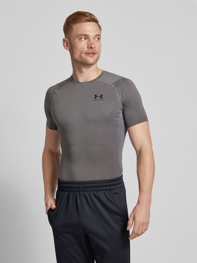 Under Armour T-Shirt mit Label-Print Anthrazit 4