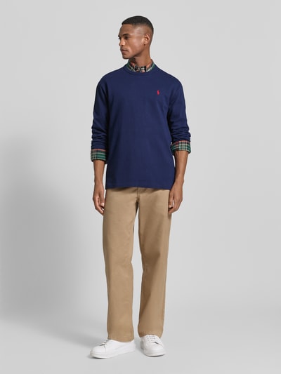 Polo Ralph Lauren Shirt met lange mouwen en labelstitching Marineblauw - 1