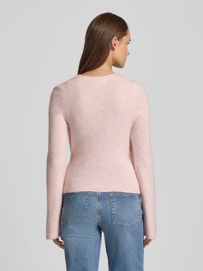 Gina Tricot Strickcardigan in Wickel-Optik Rosa 5