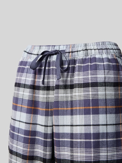 Schiesser Stoffen broek met elastische band Blauw - 2