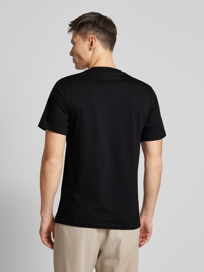 Les Deux T-Shirt mit Label-Stitching Modell 'Ivy' Black 5