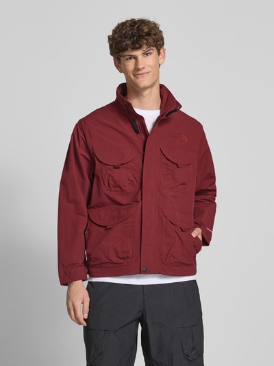The North Face Windbreaker met opstaande kraag Bordeaux - 4