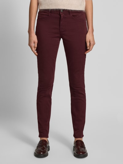 Brax Jeansy o kroju skinny fit z 5 kieszeniami model ‘SHAKIRA’ Bordowy 4