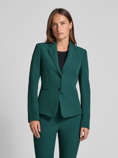 HUGO Slim Fit Kurzblazer mit 2-Knopf-Verschluss Modell 'AGONIA' Dunkelgruen 4