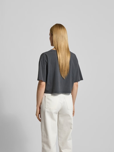 Anine Bing Kort T-shirt met logoprint Zwart - 5