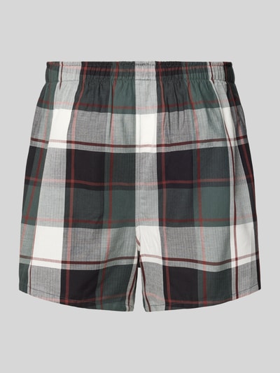 Schiesser Boxershorts mit elastischem Bund im 2er-Pack Mittelgrau Melange 3