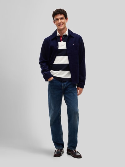 Tommy Hilfiger Regular Fit Freizeithemd aus reiner Baumwolle  Marine 1