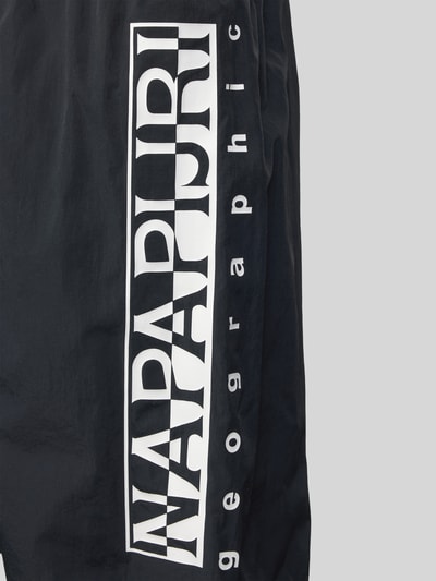 Napapijri Regular Fit Badehose mit elastischem Bund Black 2