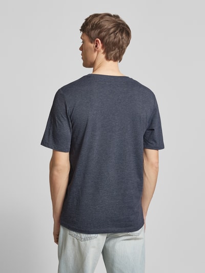 Jack & Jones T-Shirt mit Label-Print Modell 'TEX' Marine 5