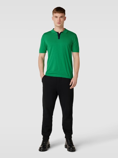 Esprit Collection Poloshirt mit 1/2-Am und Knopfleiste Gruen 1