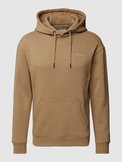 Blend Hoodie mit Label-Print Modell 'Downton' Sand 2