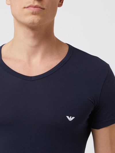 Emporio Armani T-shirt van katoen in een set van 2 Wit - 4