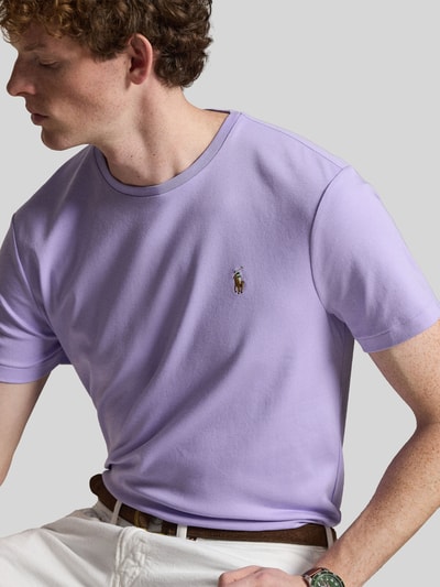 Polo Ralph Lauren regular fit T-shirt van puur katoen Paars - 3