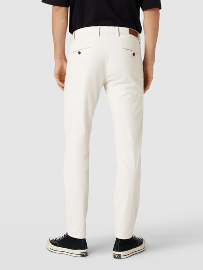 Jack & Jones Slim fit broek met structuurmotief, model 'MARCO' Wit - 5