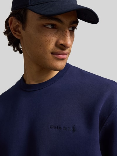 Polo Ralph Lauren t-shirt o kroju loose fit z mieszanki bawełny Granatowy 3