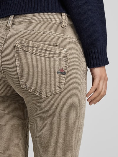 Buena Vista Slim Fit Cordhose aus Baumwoll-Mix Beige 3