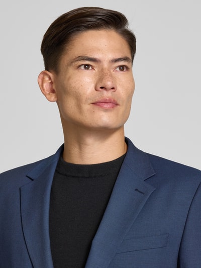 Strellson 2-knoops colbert met reverskraag, model 'Aidan' Donkerblauw - 3