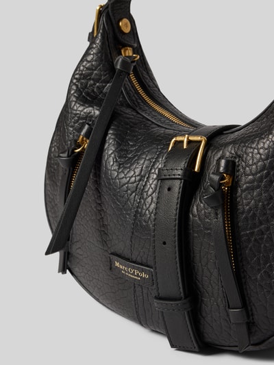 Marc O'Polo Umhängetasche aus echtem Schafsleder Modell 'HOBO BAG S' Black 3