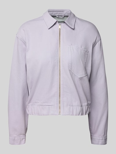 Armedangels Relaxed Fit Jeansjacke aus reiner Baumwolle Flieder 2