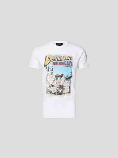 Dsquared2 T-Shirt mit Motiv-Print Weiss 2