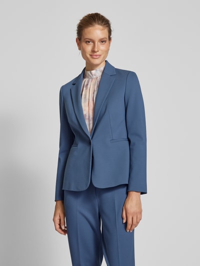 Jake*s Collection Blazer met strookzakken Rookblauw - 4