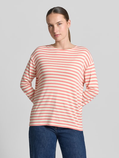 Closed Longsleeve im Allover-Look mit Rundhalsausschnitt Rose 4