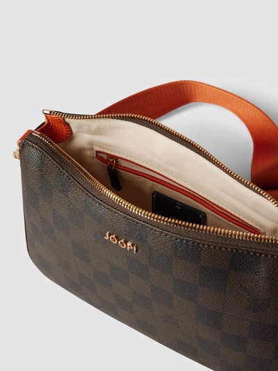 JOOP! Handtasche mit Karomuster und Label-Detail Orange 5