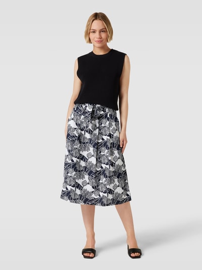 Montego Midirok met all-over print Donkerblauw - 1