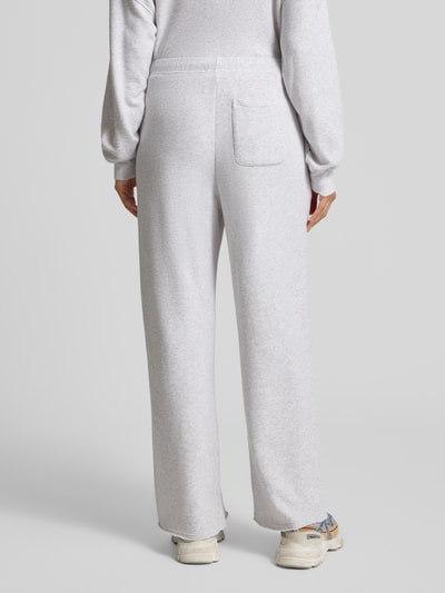 American Vintage Sweatbroek met elastische band Lichtgrijs gemêleerd - 5