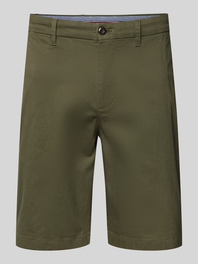 Tommy Hilfiger Regular Fit Shorts mit Strukturmuster Modell 'HARLEM' Khaki 2