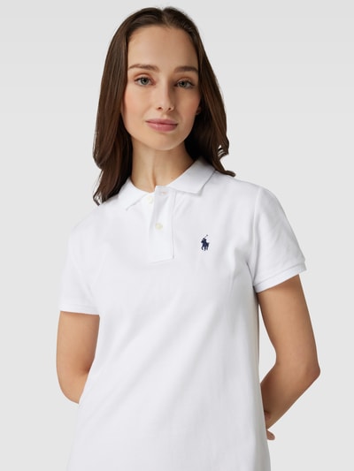 Polo Ralph Lauren Knielanges Kleid im Polo-Stil Weiss 3