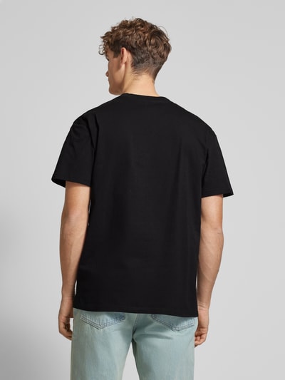 Carhartt Work In Progress T-Shirt mit Label-Stitching Black 5