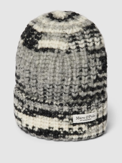 Marc O'Polo Beanie mit Allover-Muster Black 1